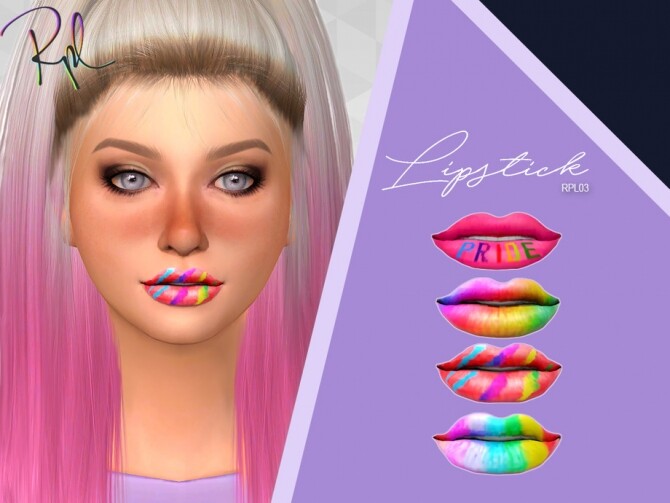 Sims 4 Lipstick RPL03 by RobertaPLobo at TSR