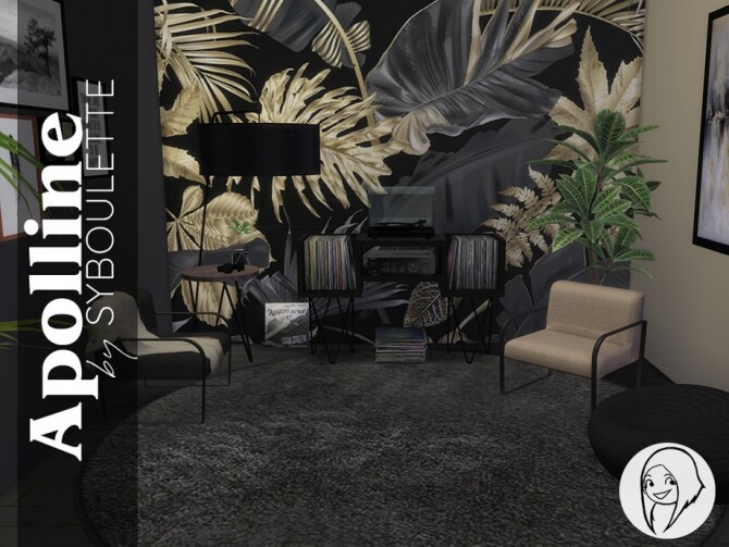Sims 4 Apolline Lounge Corner Set by Syboubou at TSR