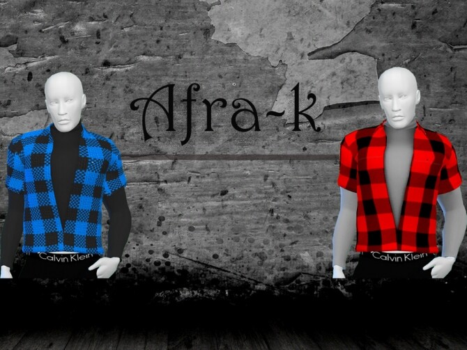 Sims 4 Afra k Tucked in turtleneck by akaysims at TSR