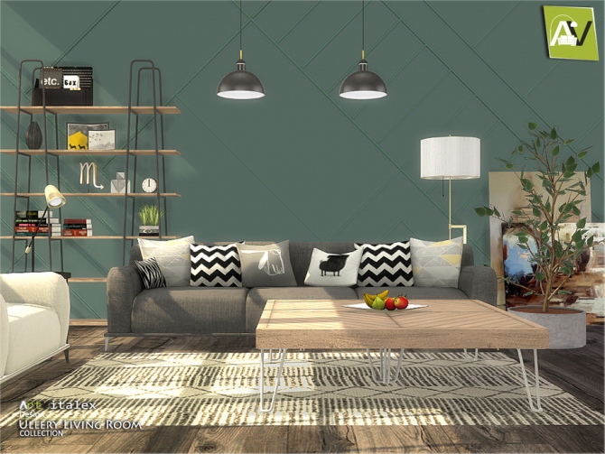 living room sets sims resource