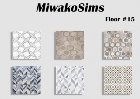 Collection #15 floor at MiwakoSims