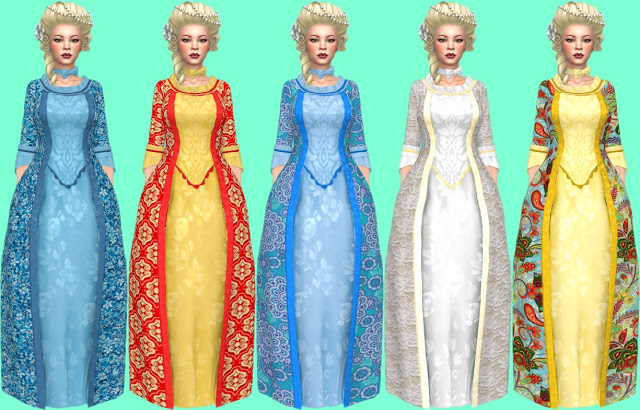 Sims 4 Get Famous Costume Dresses Recolors at Annett’s Sims 4 Welt