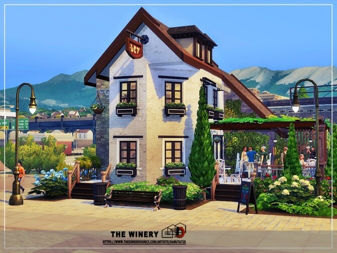 Sims 4 The Winery by Danuta720 at TSR