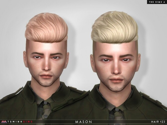 Sims 4 Mason Hair 123 by TsminhSims at TSR