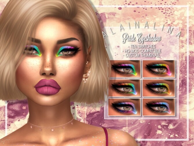 Sims 4 Pride Eyeshadow at AlainaLina