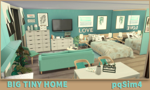 Sims 4 Big Tiny Home at pqSims4