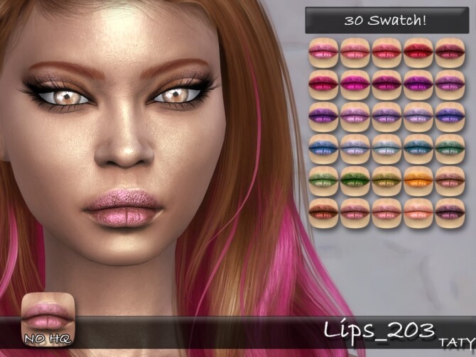 Sims 4 Lips 203 by tatygagg at TSR
