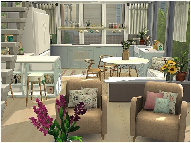 Sims 4 Tiny Eco Home by lotsbymanal at TSR
