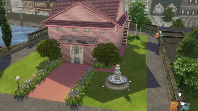 Sims 4 Boutique and Salon with Apartment by alilona at Mod The Sims