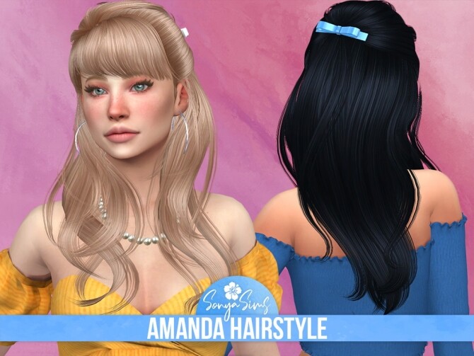 Sims 4 HAIR DUMP at Sonya Sims