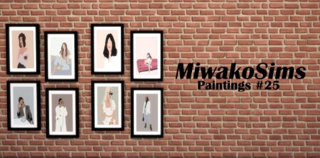 Collection #25 paintings at MiwakoSims