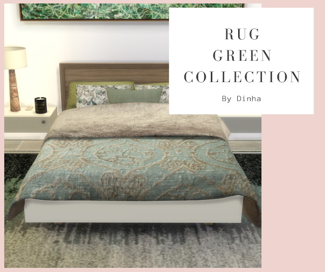 Sims 4 Green Rugs Collection (P) at Dinha Gamer