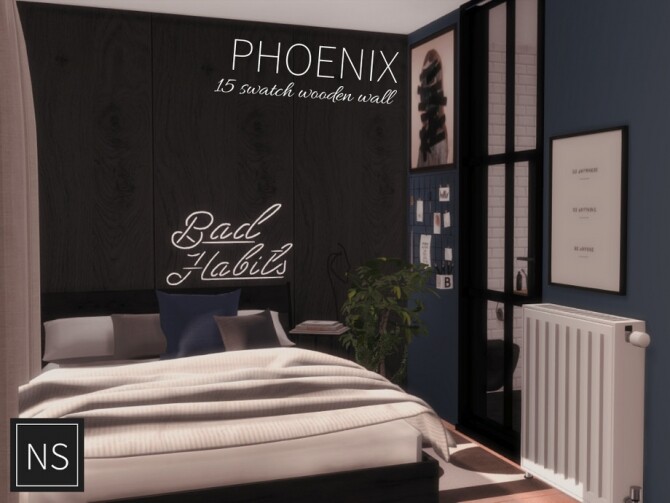 Sims 4 Phoenix Walls by Networksims at TSR