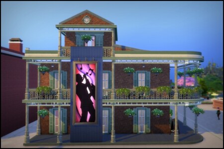 Blue Velvet no CC Nightclub by Hallgerd at Mod The Sims