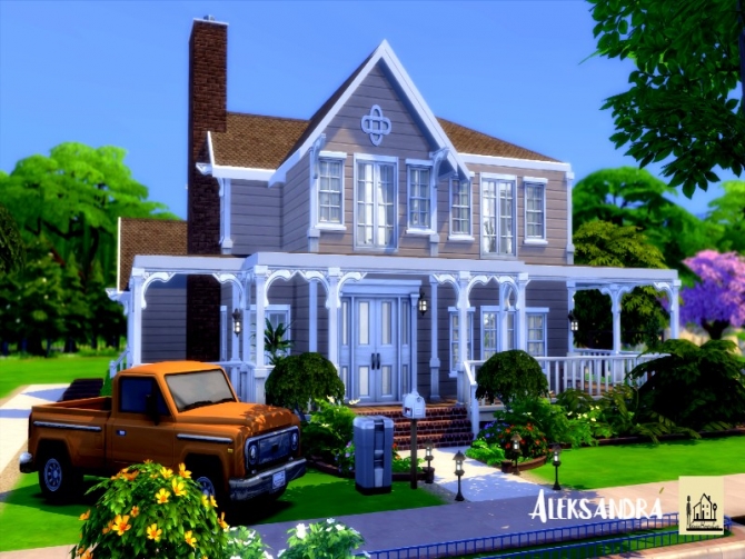 Aleksandra house by GenkaiHaretsu at TSR » Sims 4 Updates