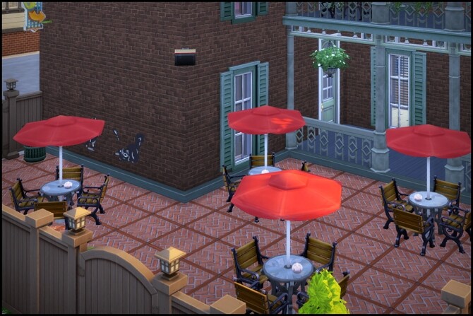 Sims 4 Blue Velvet no CC Nightclub by Hallgerd at Mod The Sims