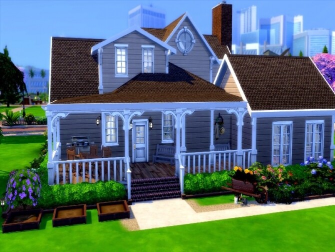 Sims 4 Aleksandra house by GenkaiHaretsu at TSR
