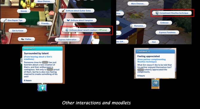 Sims 4 Contextual Social Interactions by Lumpinou at Mod The Sims