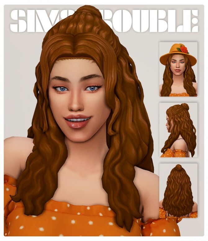 Sims 4 TORIL hair at SimsTrouble