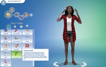 Tortured Artist Trait by MissBee at Mod The Sims