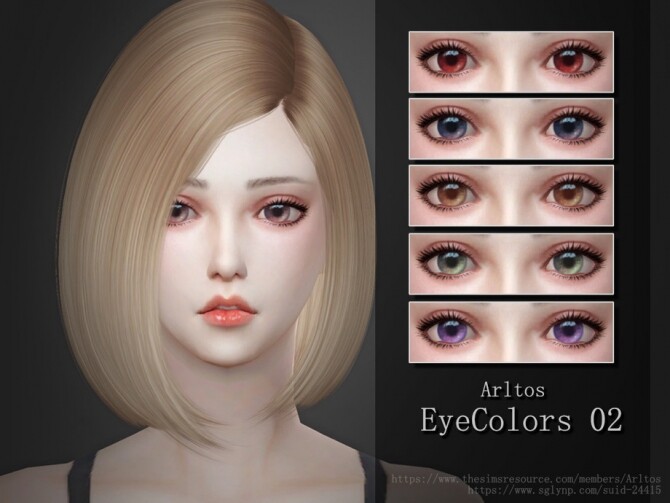 Sims 4 Eyecolors 02 by Arltos at TSR