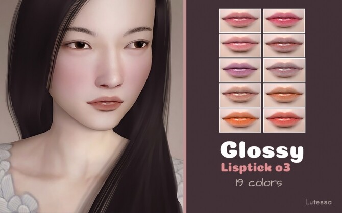 Sims 4 Lipstick 03 at Lutessa