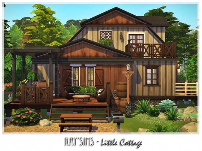 Sims 4 Little Cottage by Ray Sims at TSR