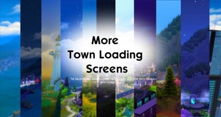 More Town Loading Screens by Debbiepearl at Mod The Sims