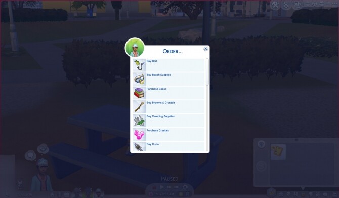 Sims 4 Ordering things on mobile by Szemoka at Mod The Sims