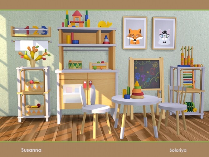 Sims 4 Susanna kids room by soloriya at TSR