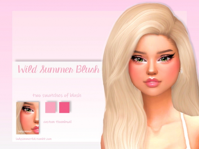 Wild Summer Blush By Ladysimmer94 At Tsr Sims 4 Updates