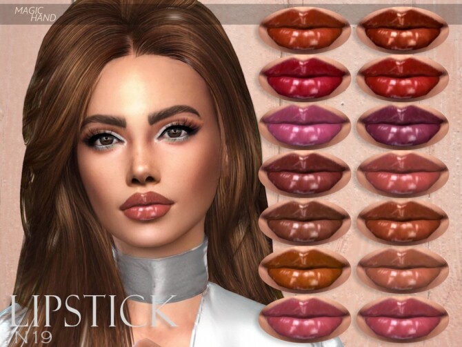 Sims 4 Lipstick N19 by MagicHand at TSR