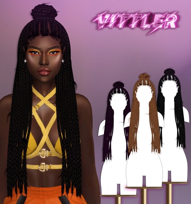 Sims 4 Desire Hair at Vittler Universe
