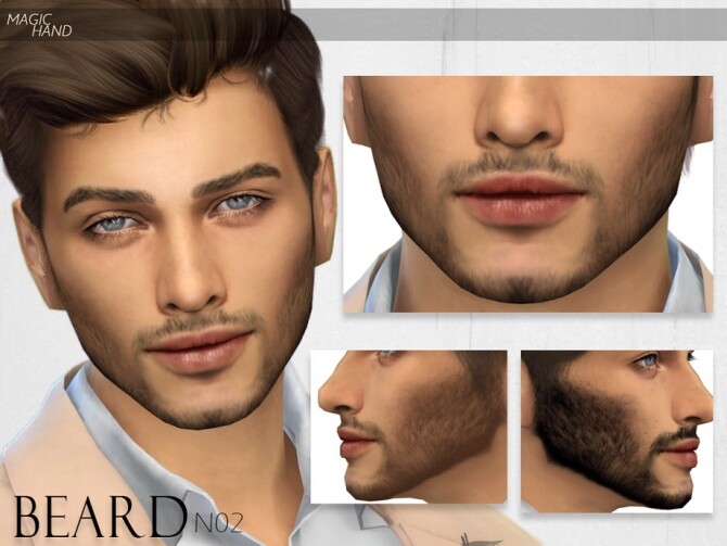 Sims 4 Beard N02 by MagicHand at TSR