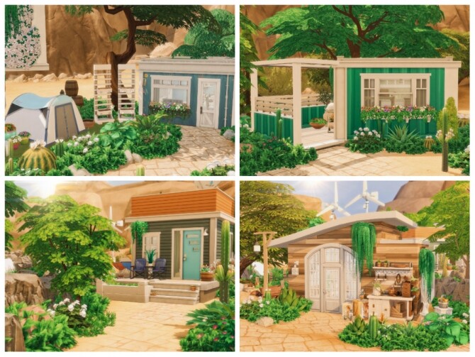 Sims 4 Container Park by Mini Simmer at TSR