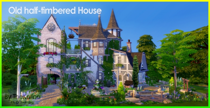 Old half-timbered House at Kalino » Sims 4 Updates