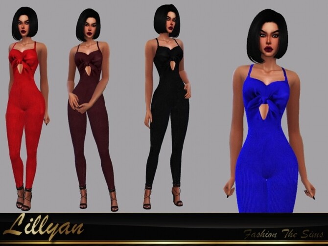 Sims 4 Jumpsuit Catariny by LYLLYAN at TSR