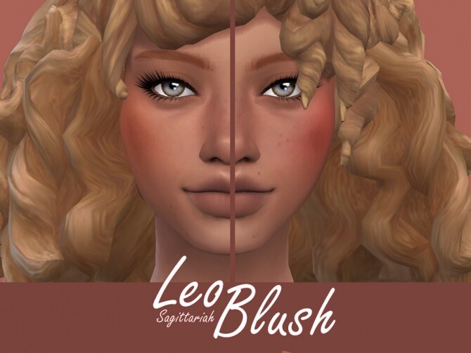 Sims 4 Leo Blush by Sagittariah at TSR