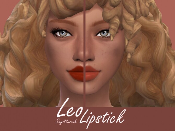 Sims 4 Leo Lipstick by Sagittariah at TSR
