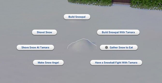 Sims 4 Eat Snow Mod at KAWAIISTACIE