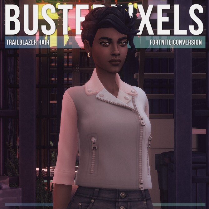 Sims 4 Fortnite Trailblazer Hair Conversion/Edit at Busted Pixels