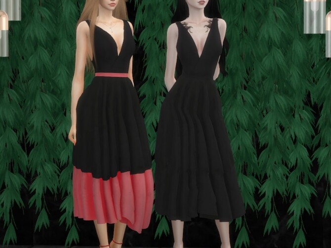 Sims 4 Summer Dress by Dissia at TSR