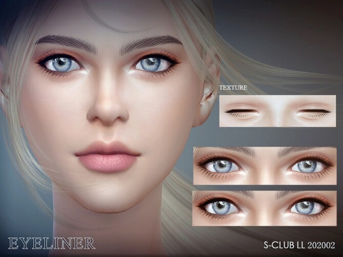 Sims 4 Eyeliners 202002 by S Club LL at TSR