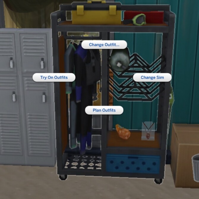 Sims 4 Scuba Pro Emporium Storage Unit by Bl00dstain3d at Mod The Sims