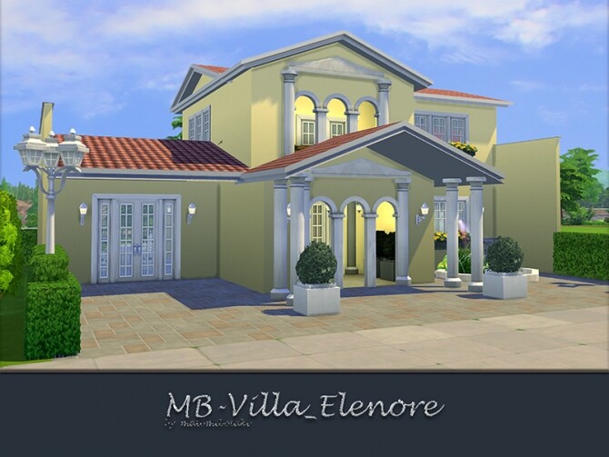 Sims 4 MB Villa Elenore by matomibotaki at TSR