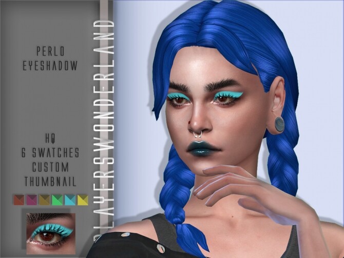 Sims 4 Perlo Eyeshadow by PlayersWonderland at TSR