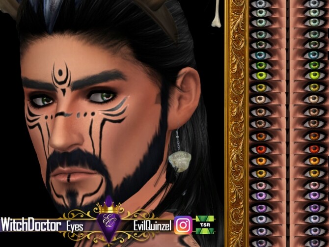 Sims 4 Witch Doctor Eyes by EvilQuinzel at TSR