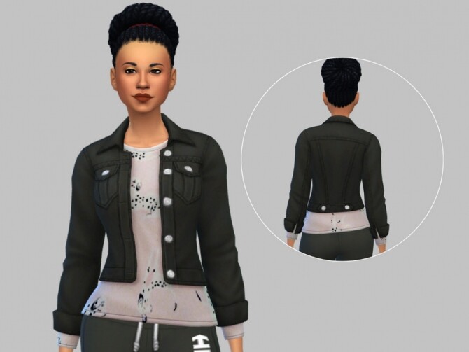 Sims 4 Jacket W/ Pup Shirt by TulipSniper at TSR