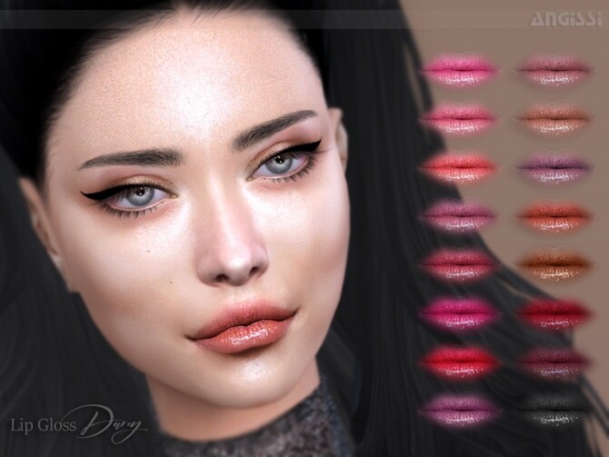 Sims 4 Darcy Lip Gloss by ANGISSI at TSR