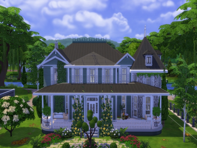 Shorewood house by LJaneP6 at TSR » Sims 4 Updates